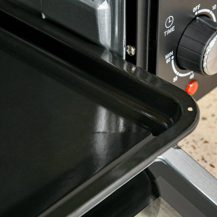Mini oven 21L – 3 positions, 100°C-230°C, black/silver