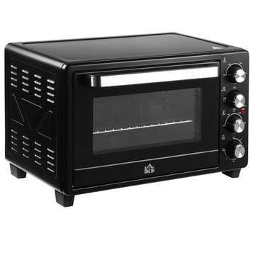 Mini Oven Toaster, 32L Capacity, Timer, Black