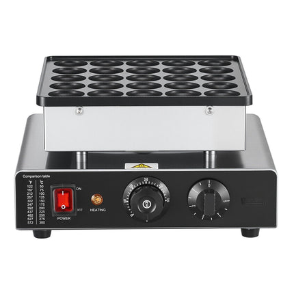 Mini Pancake Maker, 25-Cavity 43mm, Temp Timer Control