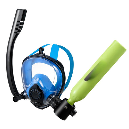 Mini Scuba Tank 0.5L Set – Full-Face Mask, Pump