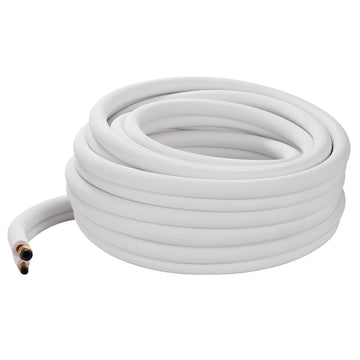 Mini Split Copper Line Set 25 Ft, 3/8 x 5/8 Insulated