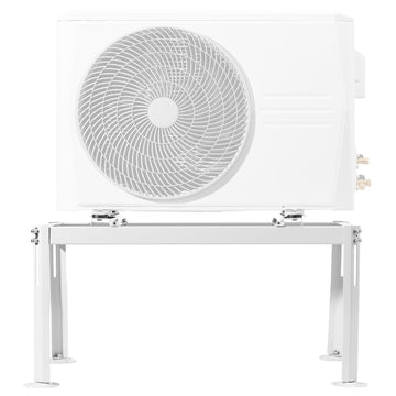 Mini Split Ground Stand, Adjustable, Anti-Vibration, 9000-24000 BTU