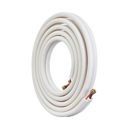 Mini Split Line Set 25 Ft, 1/4 x 1/2 Insulated Copper