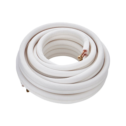 Mini Split Line Set 50 Ft, 1/4 x 3/8 Insulated Copper