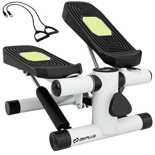 Mini Stepper with Resistance Bands – Adjustable, Compact Fitness Equipment