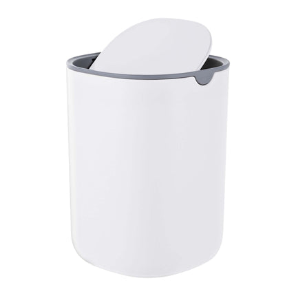 Mini Table Bin with Swing Lid, 1.5L – White