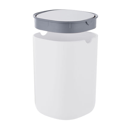 Mini Table Bin with Swing Lid, 1.5L – White