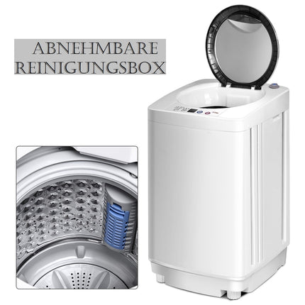 Mini Top-Load Washing Machine, 3.5kg Capacity, 6 Programs