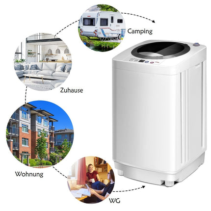 Mini Top-Load Washing Machine, 3.5kg Capacity, 6 Programs
