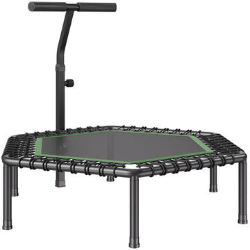 Mini Trampoline 1385 mm, 205 kg Capacity, Adjustable Handle