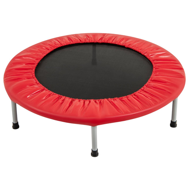Mini Trampoline, Foldable, 97cm, 150kg Capacity, Red