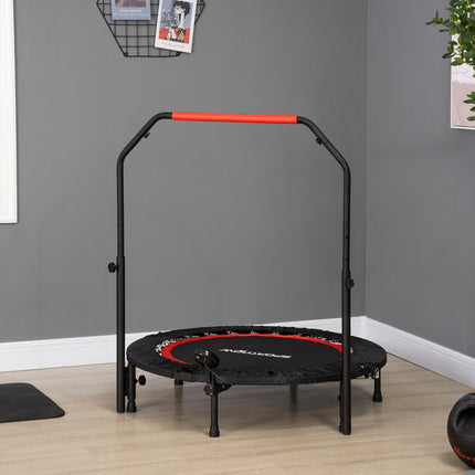 Fitness Mini trampoline, 102 cm, adjustable handle, 100 kg capacity