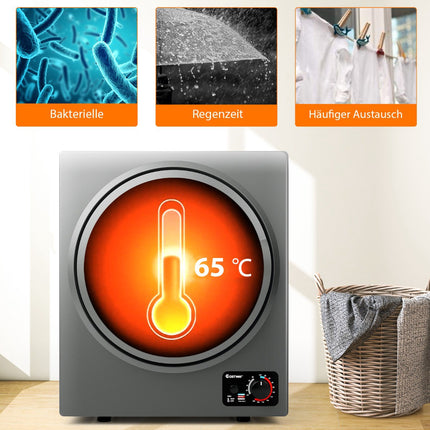 Mini Vented Tumble Dryer 2.5kg, 850W, 4 Modes