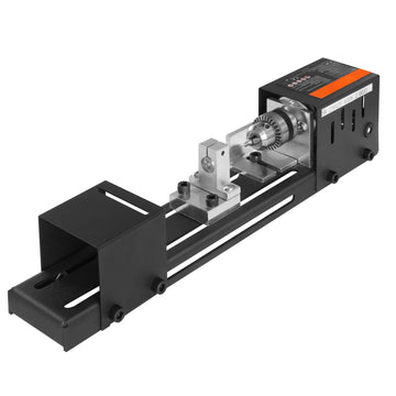 Mini Wood Lathe, 24V 96W, 7-Speed, 70x160mm
