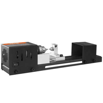 Mini Wood Lathe, 24V 96W, 7-Speed, 70x160mm