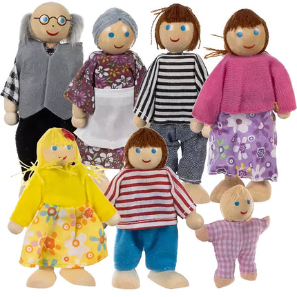 Miniature dolls - 7 pcs. Kruzzel 19764