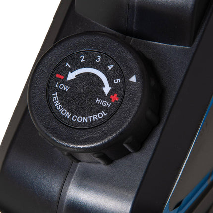 Mini exercise bike with 5 resistance levels, LCD display