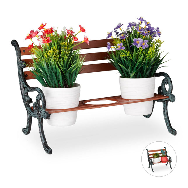 Mini bloemenbankje