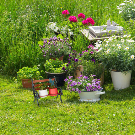 Mini flower bench