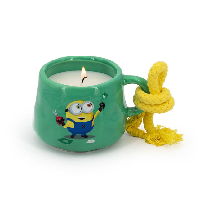 Minions Scented Candle in Ceramic Mug – Fruity & Floral