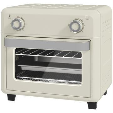 Mini Air Fryer Oven 10L, Stainless Steel, Touch Screen, 1000W