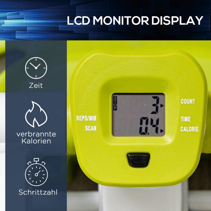 Mini Stepper for the home with LCD screen, non-slip pedals