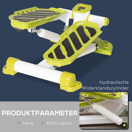 Mini Stepper for the home with LCD screen, non-slip pedals