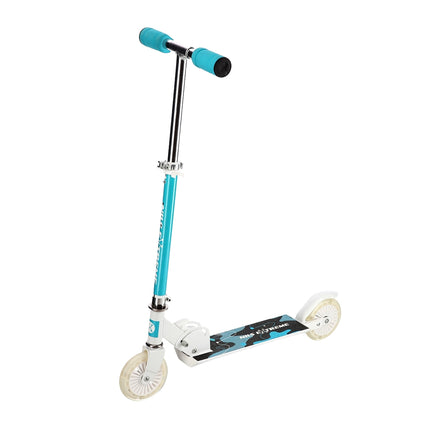Mint Green Kick Scooter – Adjustable Height, Foldable Design