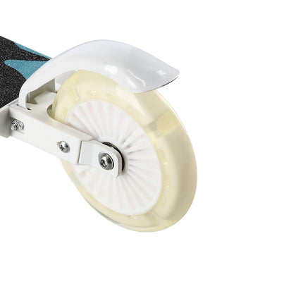 Mint Green Kick Scooter – Adjustable Height, Foldable Design