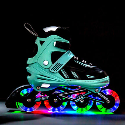 Mint LED Inline Skates, Size XL (43-45)