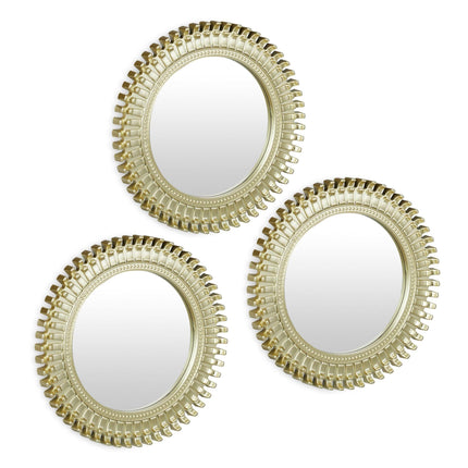 Mirror set of 3 Ornaments