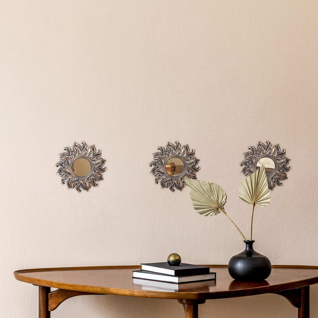 Mirror set of 3 sun