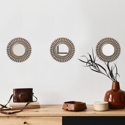 Mirror set of 3 sun