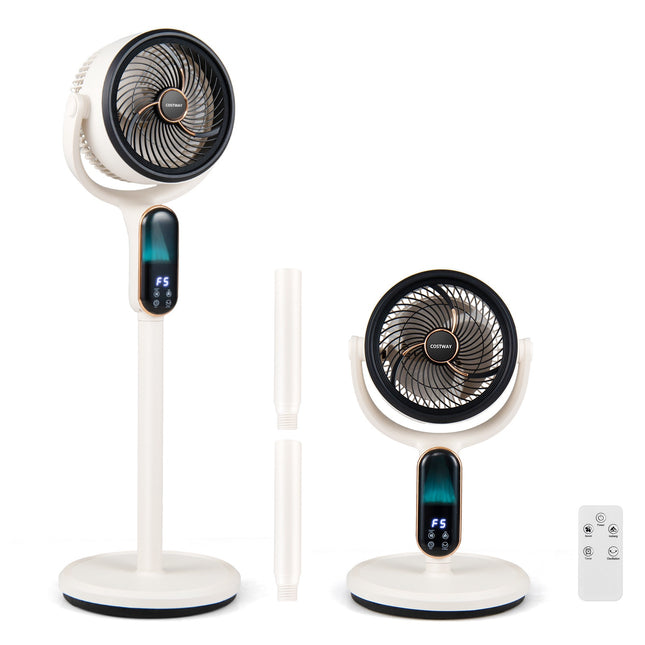 Misting Pedestal Fan – 8 Speeds, Remote, 90 Oscillation