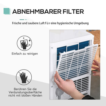 Portable air conditioner 2.1 Kw, cooling and dehumidification