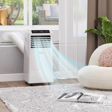 Portable air conditioner 2.9 kW with dehumidifier and timer