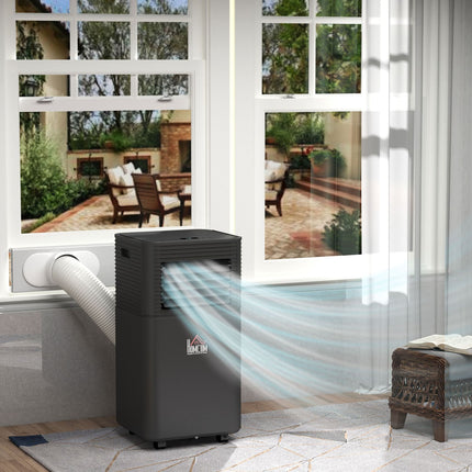 Portable 8000 BTU air conditioner, 4-in-1 with remote control
