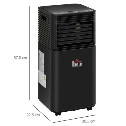Portable 8000 BTU air conditioner, 4-in-1 with remote control