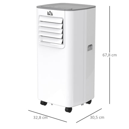 4-in-1 portable air conditioner, remote control and timer, 560W