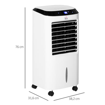 Portable air conditioner with humidifier and remote control, 600W