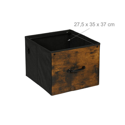 Mobile File Cabinet, 2 Drawers, Industrial Style