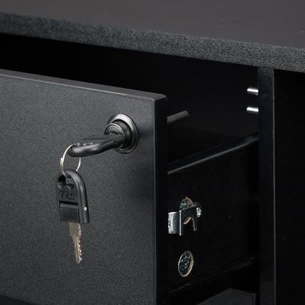 Mobile File Cabinet with 3 Drawers and File Storage