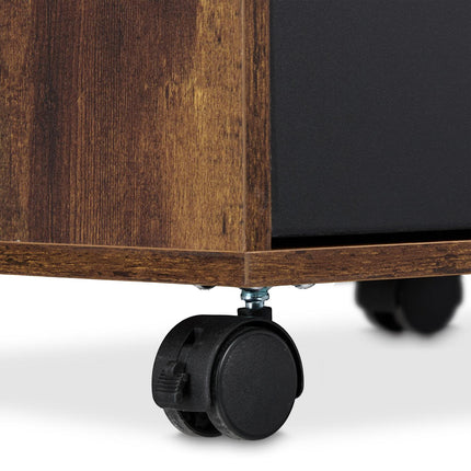 Mobile File Cabinet with 5 Drawers and Wheels