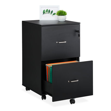 Mobile File Cabinet with Lock & Suspension Files