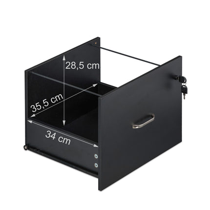 Mobile File Cabinet with Lock & Suspension Files