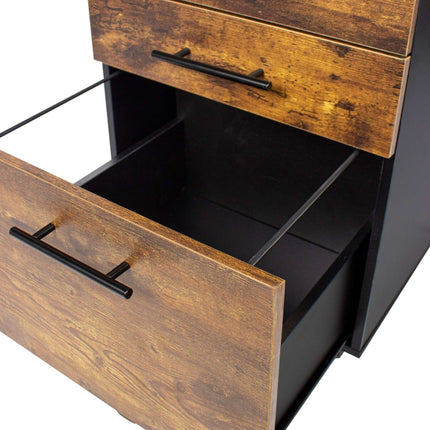 Mobile Filing Cabinet with Hanging File Drawer