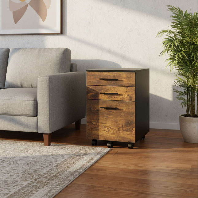 Mobile Filing Cabinet with Hanging File Drawer