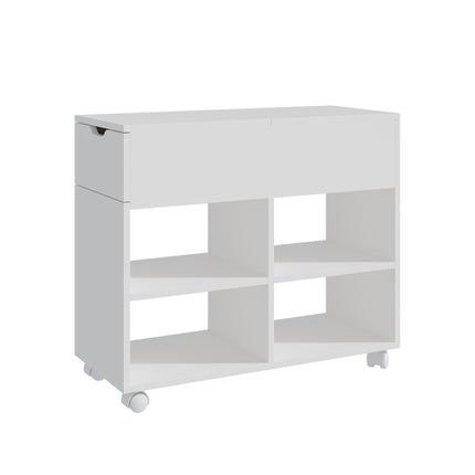 Mobile Filing Cabinet with Wheels, Compact Office Storage