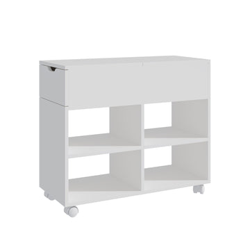Mobile Filing Cabinet with Wheels, Compact Office Storage