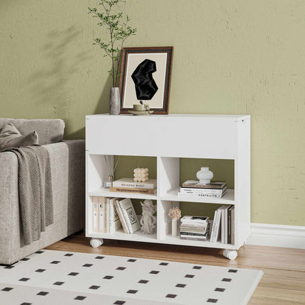 Mobile Filing Cabinet with Wheels, Compact Office Storage